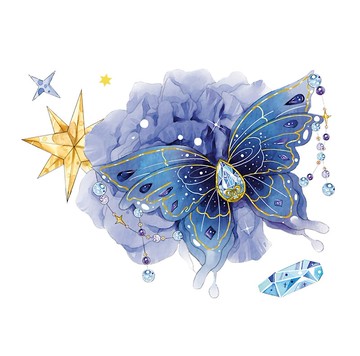 秘碟月下 PET 紙膠帶 貝殼光