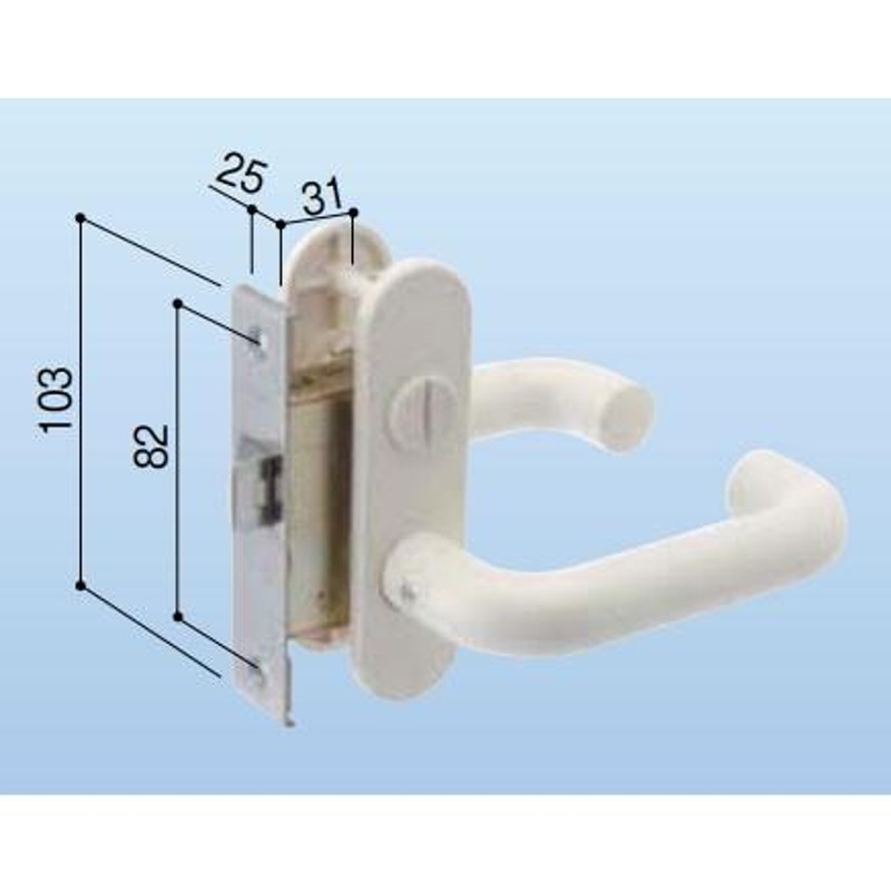 ドアノブ レバーハンドル YKK アルミサッシ取替錠 M-68 浴室 防犯 種類 LINEショッピング