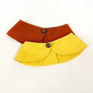 素面犬用裝飾領巾/小披風 兩色