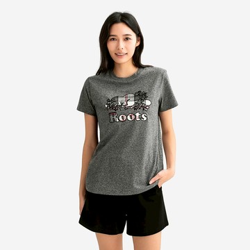 Roots女裝- COOPER PLAID 短袖上衣