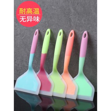 烙餅硅膠鏟耐高溫不粘鍋專用鏟子不傷鍋烘焙刮刀廚房家用炒菜鍋鏟