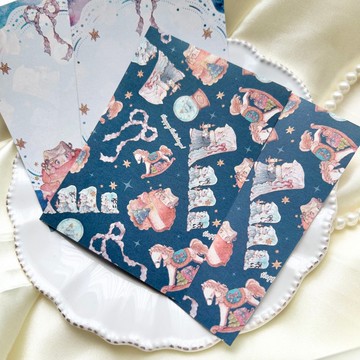 備忘單　聖夜　藍