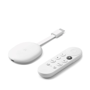 【智慧娛樂】Google Chromecast (支援 Google TV, 4K)一秒變智慧電視