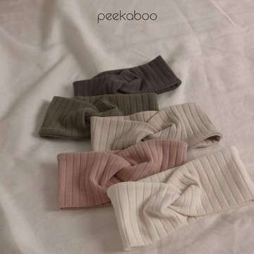 peekaboo Friends羅紋扭結髮帶【現貨 隔日達】嬰兒髮帶 寶寶髮帶 新生兒髮帶 女童髮帶 兒童髮帶 韓國童裝
