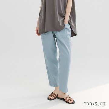 non-stop 夏日百搭棉質休閒褲-4色