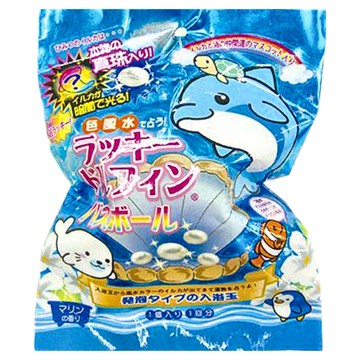 日本 nol 海豚入浴球 內含海豚公仔 共7種 隨機出貨  海豚  1包