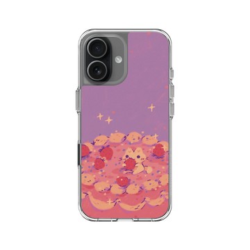 iPhone 17 Clear Case（相機按鈕） 透明 - Jazlynn - 草莓蛋糕