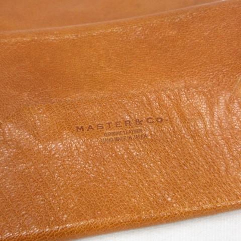 MASTER&CO. マスターアンドコー クラッチバッグ レザー MC525 紙袋型