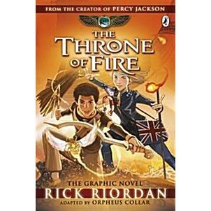 The Throne of Fire: The Graphic Novel (The Kane Chronicles Book 2) (Paperback)