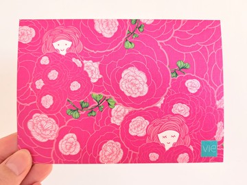 手繪印花圖案卡片 - 沒關係的我都懂