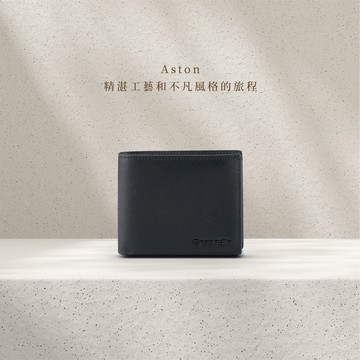 短夾 男生皮夾 錢包推薦 9卡拉鍊 RFID Aston奧斯頓系列-0103-11402-Crocodile鱷魚皮件