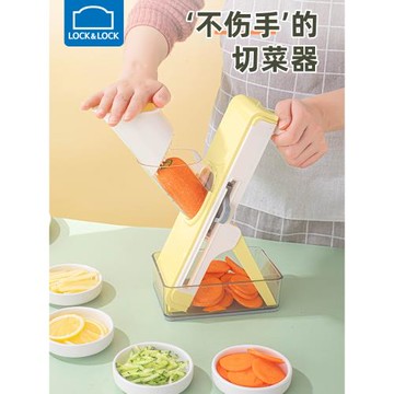 樂扣樂扣多功能切菜器廚房各種切絲神器擦絲刨絲切片粗土豆蘿卜絲