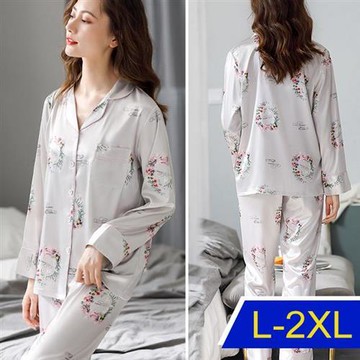 【韓國K.W.】韓國專櫃甜系家居服套裝(親膚/舒適/休閒/睡衣)