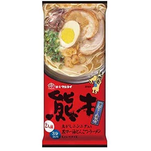 黒マー油とんこつラーメン186g(8袋セット)おまけ付き マルタイ