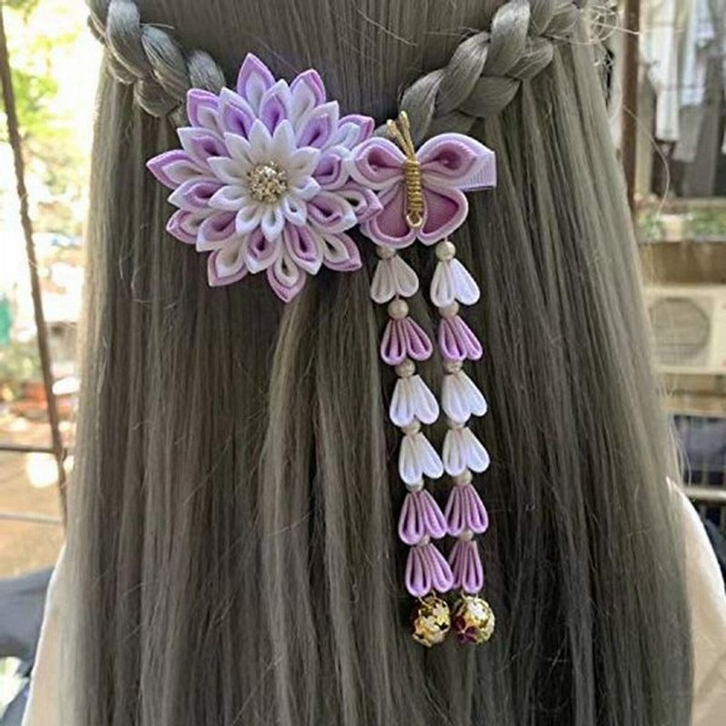 Faytun 和風 和装 髪飾り 花 着物ヘアアクセサリー 成人式髪飾り 舞妓風髪飾り つまみ細工 ヘアクリップ フラワー 髪留め 花 鈴付 通販 Lineポイント最大0 5 Get Lineショッピング