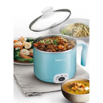 貴夫人 304不鏽鋼 電煮鍋 附蒸架 KY-100