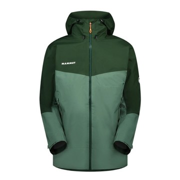 mammut 長毛象 男 convey tour af 防風防水連帽外套深玉石綠/綠樹林1010