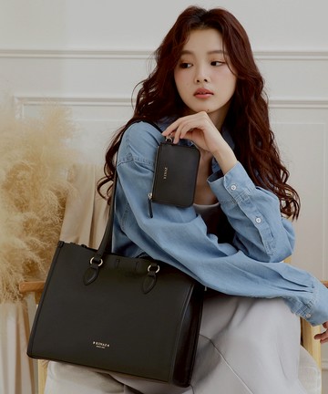 附零錢包多層斜背肩背托特包-深焙呢喃-溫柔便利貼系列(BZ96394-49)