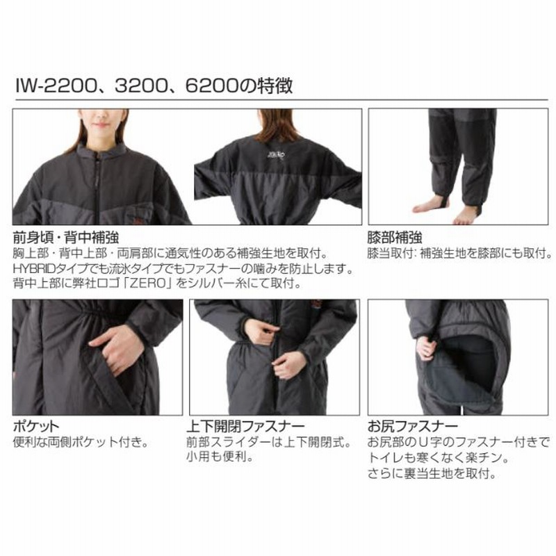 ZERO(ゼロ) IW-2200 ワンピース/お尻ファスナー付き INNER ZERO(ゼロ) IW-2200 ワンピース/お尻ファスナー付き INNER