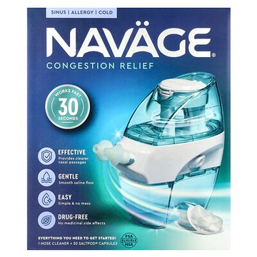 Navage, 鼻腔護理，鼻腔清潔器入門套裝，1 套