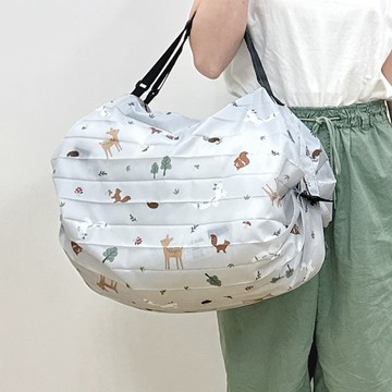 Great Living 格蕾寢飾精品館《森林家族》秒收折疊環保購物袋