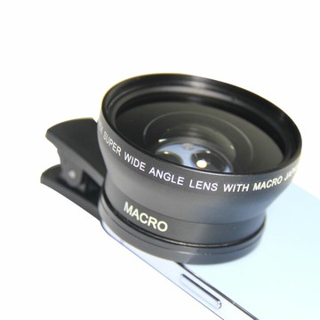 52mm手機廣角微距鏡頭超廣角外接高清攝像頭適用于華為蘋果13專業單反外置拍攝拍照前置微距輔助放大鏡照相