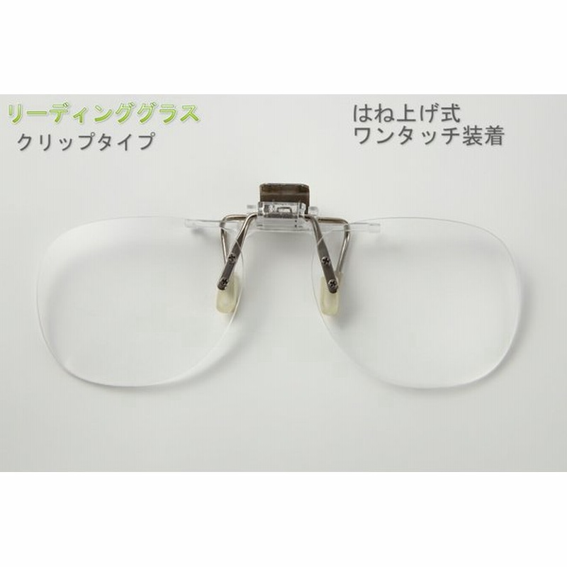 クリップ式 老眼鏡 はね上げ式 通販 Lineポイント最大0 5 Get Lineショッピング