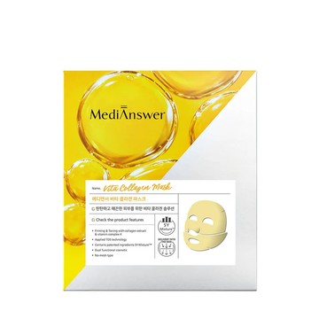 MEDIANSWER 超貼合維他命膠原蛋白緊緻亮肌凝膠面膜