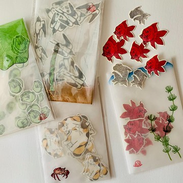 【倉敷意匠】雨玉舎 和紙貼紙 29811系列