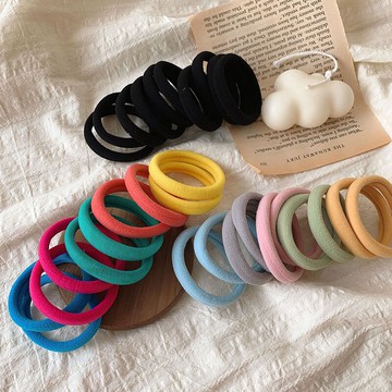 森系氣質發繩盒裝網紅簡約發圈女扎馬尾頭繩高彈力耐用橡皮筋皮套