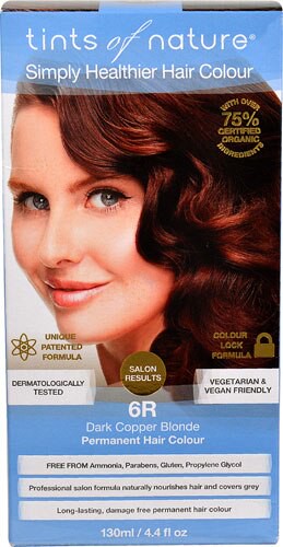 Tints of Nature Permanent Hair Colour Dark Copper Blonde 6R 4.4 fl oz