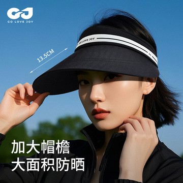 台灣熱賣新款大簷字母空頂帽女夏季戶外旅遊度假遮臉防曬帽太陽帽遮陽帽子-L1001 MSLY