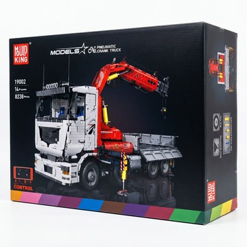 MOULD KING 宇星模王 氣動隨車大吊卡車電動版  隨車大吊卡車 多色  不適用  1盒