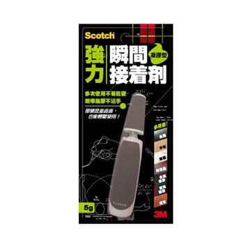 3M Scotch強力瞬間接著劑 凝膠型