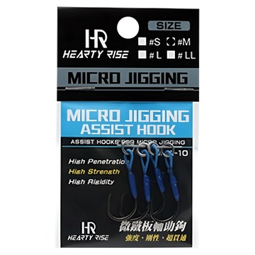 HEARTY RISE 哈帝來斯 微鐵板輔助鉤 高碳鋼材質 MJA-10  M  4個  1包