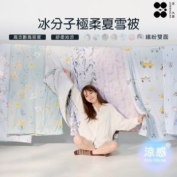 【金大器】冰分子極柔夏雪被 瞬涼冰感被 涼感被 涼被 韓國市場棉被 冰淇淋被 韓國涼被 冰冰被 冰絲涼被 空調被 雲朵被