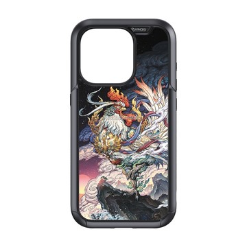 Slimax 膜潮文創 生肖 酉雞 x imos 磁吸手機殼 膜料包膜獨家款 iPhone 15 / Plus / Pro / Pro Max (SD014)