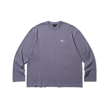【odd CIRKUS】日式 竹節布 寬鬆 男女同款 休閒 竹節日式LOGO長Ｔ