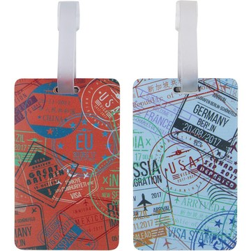 TRAVELON 美國 行李掛牌2件(入境章) / 行李吊牌 識別吊牌 登機牌 姓名牌