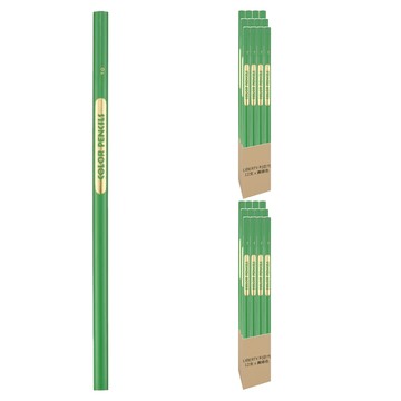 利百代 單色色鉛筆 1212-LG 黃綠色 色彩鮮明 筆觸柔滑  24支