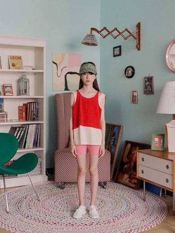 Cotton Spandex Short Leggings [Pink]