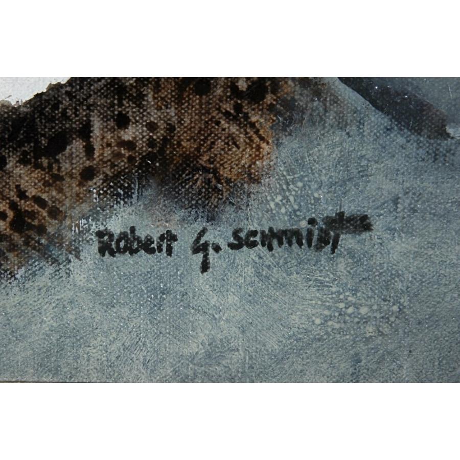 ロバート・G・シュミット　Robert de Levis」　Ｆ２０号　絵画　油絵