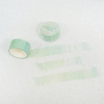 【Mistletoe Green 綠槲寄生】水彩祝福 和紙膠帶 手帳裝飾 拼貼