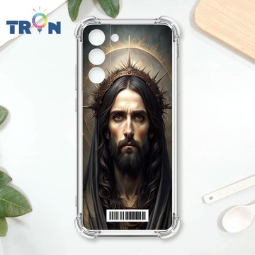 TRON 三星 S22 PLUS 暗黑版基督 四角防摔載具殼 軟殼 手機殼