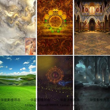 古裝藏族寫真主題背景布西域印度風情拍照背景布異域敦煌壁畫飛天