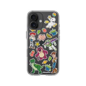 iPhone 16 Clear Case（相機按鈕） 透明 - 迪士尼-玩具總動員 Toy Story - 玩具總動員 - 30週年紀念角色集合