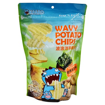 KAARO 波浪洋芋厚片 岩烤海苔味  130g  1包