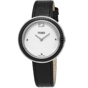 FENDI MY WAY獨特魅力時尚腕錶/白/F352034011/28MM