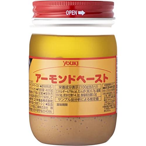 ユウキ アーモンドペースト 400g