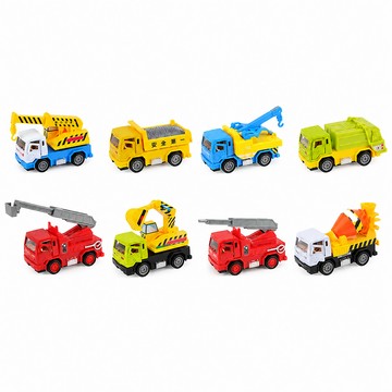 PLAYFUL TOYS 頑玩具 合金工程車組  混和顏色  1套  9 x 4.5 x 3.3cm